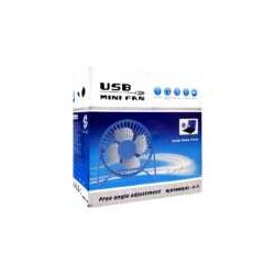 Mini ventilador metálico de 4 pulgadas para escritorio, variedad de colores / mini fan usb