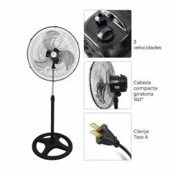 Par de ventiladores de pedestal 3 aspa 18 clr.46