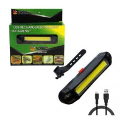 Luz recargable de seguridad para bicicleta t-606-261ab