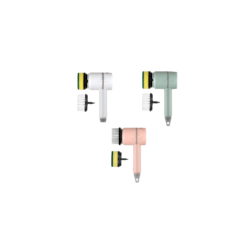Cepillo de limpieza eléctrico recargable para baño y cocina con cepillos intercambiables, variedad de colores / hog.173