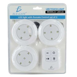 Lámpara led con control remoto led.23