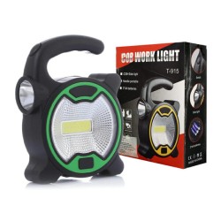 Lámpara led multifuncional 2 en 1 con asa agarradera, variedad de colores / t-915