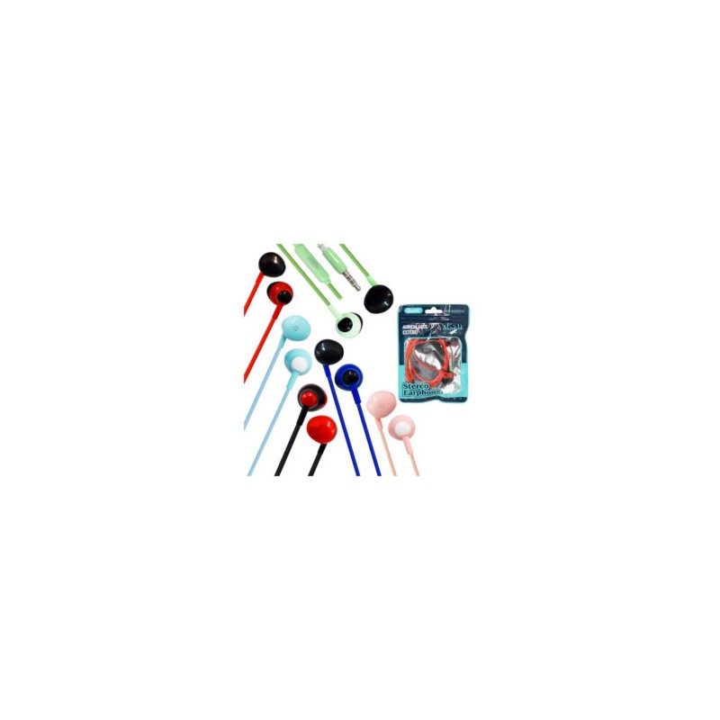 Audífonos manos libres alámbricos buytiti con sonido estéreo y cable de 115cm, variedad de colores / by-aud304