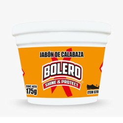 Jabón bolero de calabaza para calzado 175g / 070