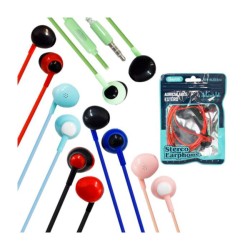 Audífonos manos libres alámbricos buytiti con sonido estéreo y cable de 115cm, variedad de colores / by-aud304