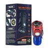 Mini lámpara de mano recargable con 5 modos de iluminación / triple core flashlight / hp-01