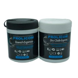 Pack de 2 botes de toallas prolicom de 30 pzas towel express -367165 -367301