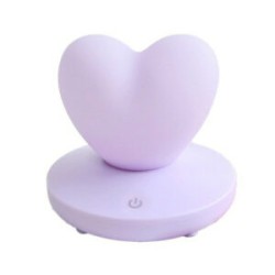 Lámpara con forma de corazón para escritorio, variedad de colores / led627