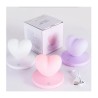 Lámpara con forma de corazón para escritorio, variedad de colores / led627