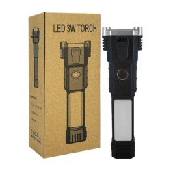 Linterna / lámpara de mano con 4 modos de iluminación, 3w / led 3w torch / ze-1484