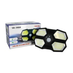 Lámpara led con sensor de movimiento y con panel solar / yd-108b