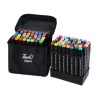 Estuche con 40 marcadores plumones touch youch youch doble punta de colores / 40pcs / lu6086