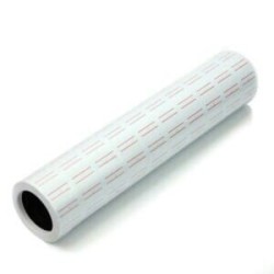 Paquete con 10 rollos de etiquetas xinshiji zheng hao para etiquetadora manual de precios, variedad de colores / xsj-500 / sh-1 