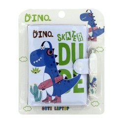 1pza Diario libreta pequeña de broche con mini pluma, variedad de diseños / 581126 / yqs-17-18