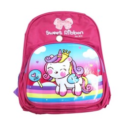 Mochila pequeña infantil de concha dura con dos compartimentos y estampado infantil, variedad de diseños / 875