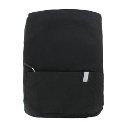 Mochila pequeña de 2 compartimientos sin diseño y detalle reflejante, variedad de colores / bag86