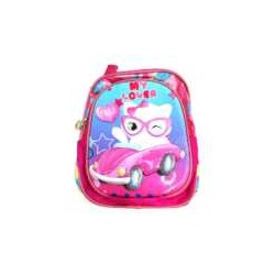 Mochila pequeña de 2 compartimentos con diseño tipo relieve 3d de vehículos carros, variedad de colores / number 1 /  X025