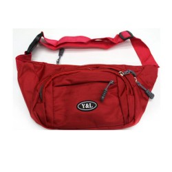 Cangurera lisa ajustable Y&L de 4 compartimientos, variedad de colores / 613