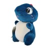 Peluche afelpado pequeño 18cm de dinosaurio con ojos lindos y ventosa para colgar, variedad de colores / mr-530038