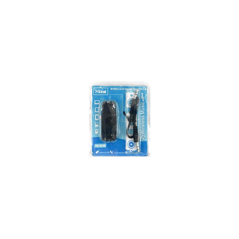 Receptor recargable usb 3.5mm para audio, variedad de colores / xo-8128