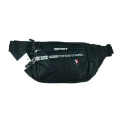 Cangurera lisa sport ajustable con 3 compartimientos, variedad de colores / 9203