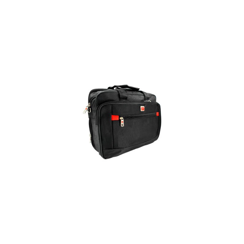 Bolsa maletín liso multifuncional con 5 compartimientos y placa lml / lml-1302