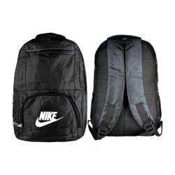 Mochila deportiva de tela impermeable con 4 compartimentos y diseño lisa con frase, variedad de colores / fd1169