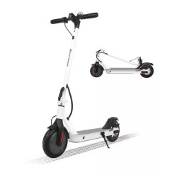 Scooter eléctrico de color blanco o negro, recargable con velocidad de 25km/h 1105x155x530mm / pop shope / scooter. p1