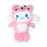 Peluche mediano afelpado de cinnamoroll con disfraz de oso lotso, 21cm / teddy dog / wp1925