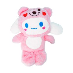 Peluche mediano afelpado de cinnamoroll con disfraz de oso lotso, 21cm / teddy dog / wp1925