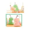 1pza Peluche suave en forma de dinosaurio cumpleañero, variedad de colores 30cm / jug.bz17.30cm