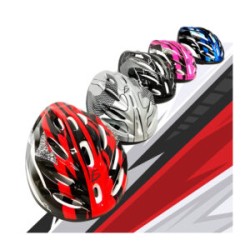 Casco de seguridad para ciclismo o scooter con diseño aerodinámico, variedad de colores