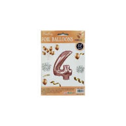 1pza Globo metálico yongli de 32 pulgadas en forma de número, variedad de colores y formas / fiestas foil balloons / li-02