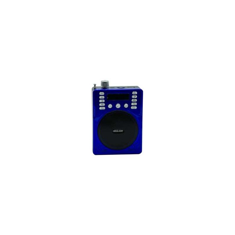 Megáfono radio buytiti con ranuras para sd y usb, variedad de colores / wks-558