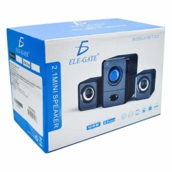 Bocina 2.1 subwoofer 3.5mm estéreo bass caja de sonid