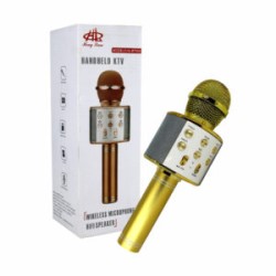 Micrófono bluetooth con bocina + ranura para sd y usb, variedad de colores / hl-bt004