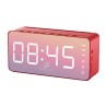 Reloj bocina bluetooth ele-gate con pantalla digital y función de radio fm, variedad de colores / bc.a19