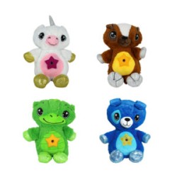 Oso de peluche con proyector de luz led en forma de estrellas sp11008