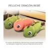 Peluche alargado en forma de bebé dragón 100cm / jug.bz07.100cm