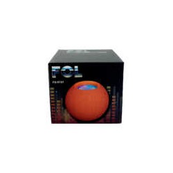 Bocina esférica bluetooth fol de 4 pulgadas 5 watts de potencia con luces rgb y correa, variedad de colores / fs-s131