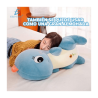 1pza Peluche suave en forma de dinosaurio 50cm, variedad de colores / jug.bz16.50cm