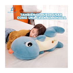 1pza Peluche suave en forma de dinosaurio 50cm, variedad de colores / jug.bz16.50cm