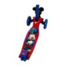 Scooter patín del diablo infantil ajustable, 3 ruedas con luces y figura 3d con diseño de mickey mouse / 3w scooter 3d / 10787
