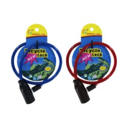 Candado para bicicleta 45cm, variedad de colores tl31028