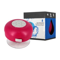 Bocina inalámbrica portátil anti salpicaduras con bluetooth 3.0 2.4g y micrófono incorporado / splash proof / 11077