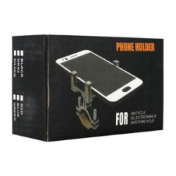 Soporte de aluminio para teléfono celular ajustable a bicicleta / t-606-606 / phone holder