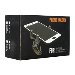 Soporte de aluminio para teléfono celular ajustable a bicicleta / t-606-606 / phone holder