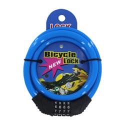 Candado numérico con combinación de 4 ciritas para bicicleta, variedad de colores / bicycle lock