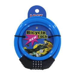 Candado numérico con combinación de 4 ciritas para bicicleta, variedad de colores / bicycle lock