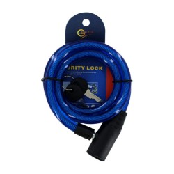 Candado con juego de 2 llaves para bicicleta / motocicleta cd-810